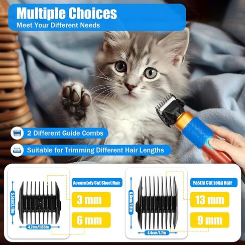 9.4 Ft Sheep Shears, 36w Electric Animal Shearing Machine with Replaceable Blades/Limit Comb for Dogs Cat Goat Alpaca, Llamas, Angora Rabbits Shearing Hand Piece Cutter Livestock Pet Supplies in Saudi Arabia