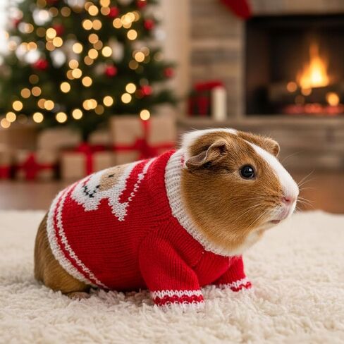 choyaxo 2pcs Guinea Pig Clothes Hamster Costume Guinea Pig Sweater Ferret Clothes Small Animal Outfit in Saudi Arabia