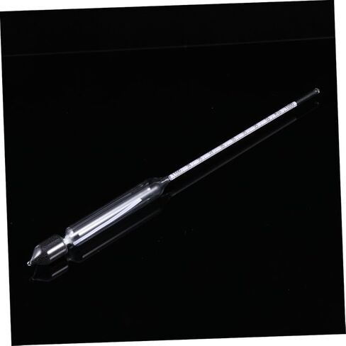 2Pcs Glass Hydrometer Pram Specific Gravity Float Densitometer for Aquarium Water Testing and Temperature Measurement in Kuwait