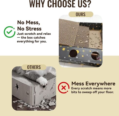 3 عبوات في 1 وسادة خدش للقطط - ورق مقوى لخدش القطط لحماية الأثاث، كل لوح خدش للقطط مع وسادتين من الورق المقوى المموج وجرس مرح in Kuwait