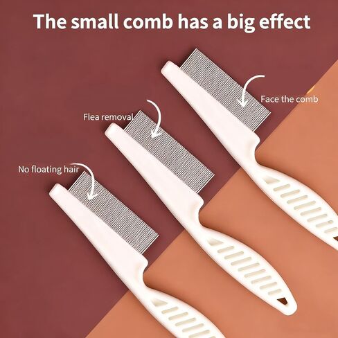 Pet cats and dogs - hair removal - face removal - flea comb (Small) in Saudi Arabia