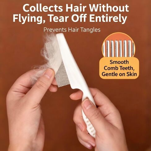Pet cats and dogs - hair removal - face removal - flea comb (Small) in Saudi Arabia