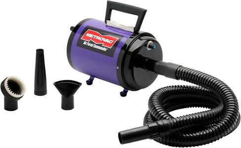 METROVAC AFTD-3V Air Force Commander Variable Speed Pet Grooming Dryer Purple | High Velocity Dog Hair Blower 4.0 HP USA in Saudi Arabia