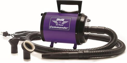 METROVAC AFTD-3V Air Force Commander Variable Speed Pet Grooming Dryer Purple | High Velocity Dog Hair Blower 4.0 HP USA in Saudi Arabia