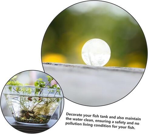 VICASKY 90Pcs Clear Glass Beads Decorative Round Marbles for Aquariums Craft Projects Filler for Plants Home Decor Housewarming in Saudi Arabia
