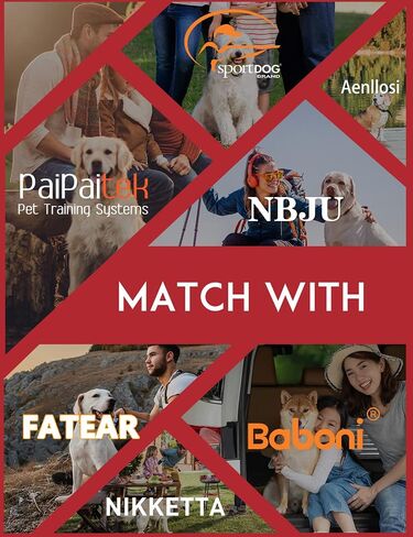 طوق PaiPaitek البديل لطوق الصدمات، متوافق مع Patpet، Sportdog، Garmin، Dogtra، Delupet، Bousnic، Petspy، Nbju، حزام استبدال طوق الكلب غير المرئي in Kuwait