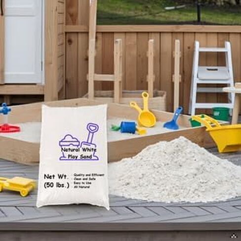White Beach Play Sand, Indoor and Outdoor, Arts and Crafts, Garden and Landscaping Projects, All Natural (20 lbs.) in Saudi Arabia