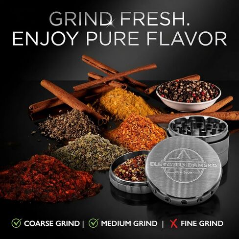 2.5-inch Premium Stainless Steel Culinary Herb & Spice Grinder Mill for Kitchen Use in Saudi Arabia