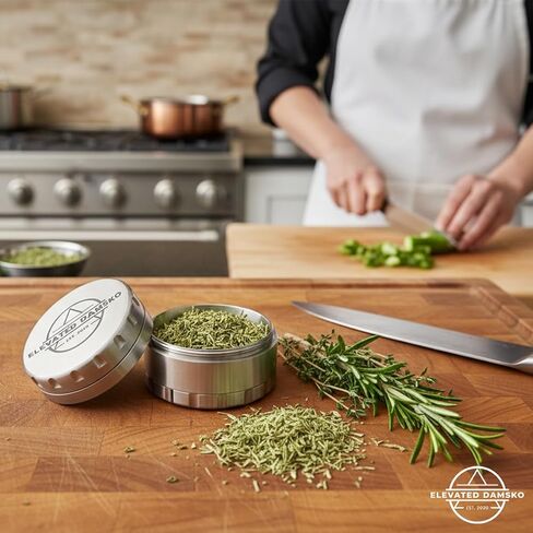 2.5-inch Premium Stainless Steel Culinary Herb & Spice Grinder Mill for Kitchen Use in Saudi Arabia