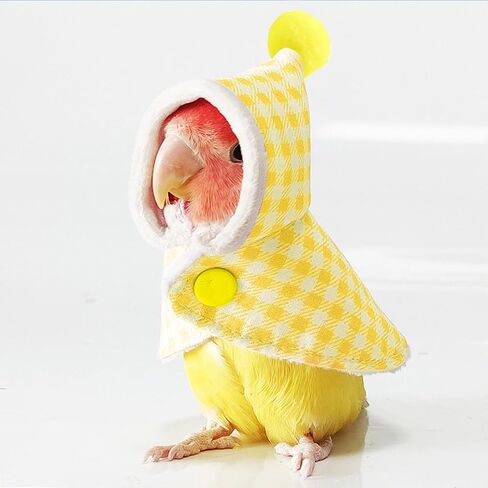 Cute Bird Costume, Parrot Cloak Cosplay Photo Prop, Bird Clothes for Budgerigar, African Greys Parakeet, Conure, Cockatiel, Mynah, Love Birds, Finches (Blue) in Saudi Arabia
