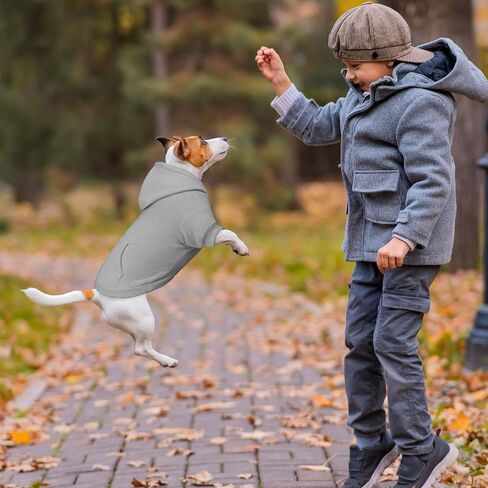 Dog Sweaters for Large Dogs,Dog Hoodie,Warm Fleece Sweatshirt with Hood & Pocket,Leash Hole,Cozy Cold Weather Pet Clothes Sweater Hoodie for Large Dogs(Pink,XL) in Saudi Arabia