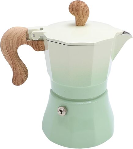 150ml Stovetop Coffee Maker, Aluminum Alloy Coffee Pot with Single Valve for Coffee Lovers Beginners, Traditional Brewing Rich Flavor (Red) in Saudi Arabia