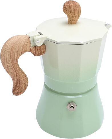 150ml Stovetop Coffee Maker, Aluminum Alloy Coffee Pot with Single Valve for Coffee Lovers Beginners, Traditional Brewing Rich Flavor (Red) in Saudi Arabia