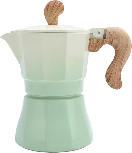 150ml Stovetop Coffee Maker, Aluminum Alloy Coffee Pot with Single Valve for Coffee Lovers Beginners, Traditional Brewing Rich Flavor (Red) in Saudi Arabia
