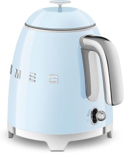 SMEG Mini 50's Retro Style 3 Cup Electric Kettle with Double Wall Anti Slip Base and Water Level Indicator (Cream) in Saudi Arabia