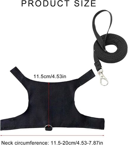 Lizards Harness Leash Set Adjust Size Cloth Reptiles Traction Lizards Traction Rope Harness with Letter Print Decoratives Pet Tractions Pet Handhold Tractions Adjust Size in Saudi Arabia