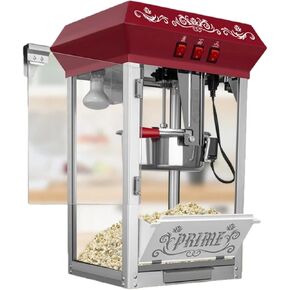 آلة الفشار، صانعات الفشار مع غلاية من الفولاذ المقاوم للصدأ سعة 6 أوقية، بوبر الذرة التجارية على سطح الطاولة مع أداة قياس ومغرفة، للمنزل، وحفلات أعياد الميلاد، والمسرح، والأحداث المدرسية، أسود in Kuwait