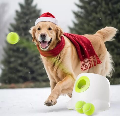 Infrared-Protected Automatic Dog Ball Thrower – 2 Charging Ways for Indoor & Outdoor Bonding in Saudi Arabia