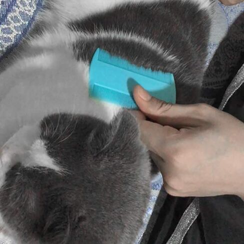 Flea Comb for Cats, 4 Pcs Lice for Dogs, Double Sided Cat for Short Hair of Pets or Humans in Saudi Arabia