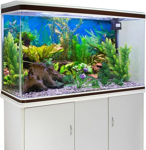 30x12 inches Aquarium Background Aquatic Plant River Bed & Lake Fish Tank Background Polyester in Saudi Arabia