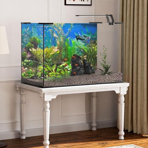 30x12 inches Aquarium Background Aquatic Plant River Bed & Lake Fish Tank Background Polyester in Saudi Arabia