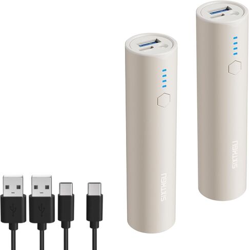 شاحن محمول ، 5000 مللي أمبير في الساعة بنك الطاقة ، S03 S03 بحجم الحزمة ، شحن سريع USB-C (داخل وخارج) متوافق مع سلسلة iPhone و Android وسماعات الأذن والمزيد in Kuwait