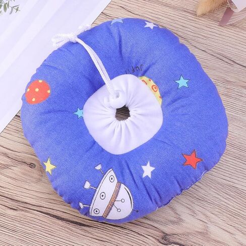 jojofuny Elizabeth Neck Circle Pet Collar Soft Lightweight Medical Headgear for Dogs and Cats Prevents Scratching Biting and Licking of Wounds and Stitches Cartoon Universe Print for Months in Saudi Arabia
