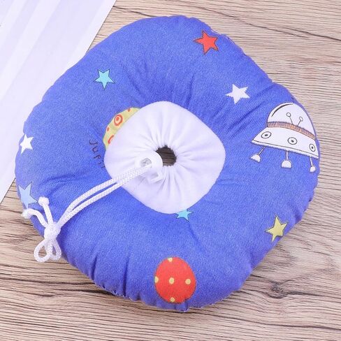jojofuny Elizabeth Neck Circle Pet Collar Soft Lightweight Medical Headgear for Dogs and Cats Prevents Scratching Biting and Licking of Wounds and Stitches Cartoon Universe Print for Months in Saudi Arabia