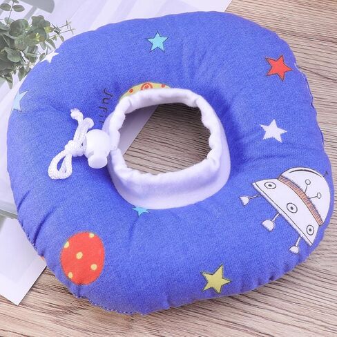 jojofuny Elizabeth Neck Circle Pet Collar Soft Lightweight Medical Headgear for Dogs and Cats Prevents Scratching Biting and Licking of Wounds and Stitches Cartoon Universe Print for Months in Saudi Arabia
