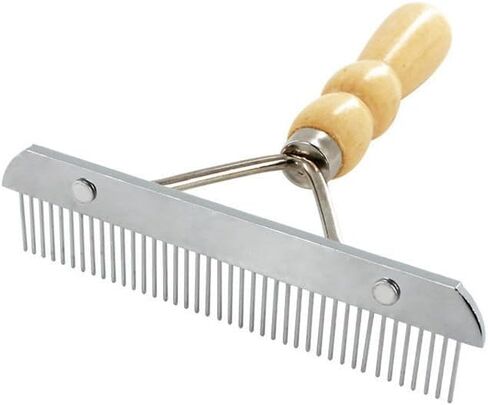 Dog Brush for Shedding, grooming tools with wood handle, suitable for dogs in Saudi Arabia