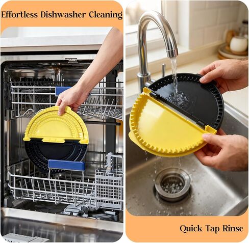 سدادة تورتيلا ومكشكش لفافات 6، 8، 10 بوصة | ماكينة ضغط يدوية 3 في 1 للبوريتو والكويساديلا والتاكو والكالزون محلية الصنع in Kuwait