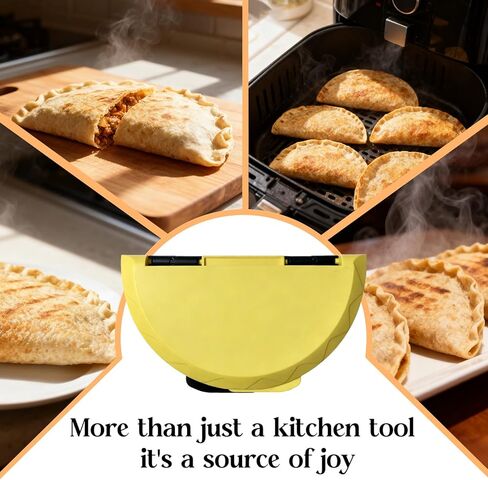 سدادة تورتيلا ومكشكش لفافات 6، 8، 10 بوصة | ماكينة ضغط يدوية 3 في 1 للبوريتو والكويساديلا والتاكو والكالزون محلية الصنع in Kuwait