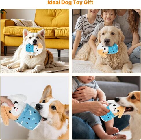 Christmas Dog Toys with Squeaker for Large Breed Interactive Dog Chew Toys for Puppies Small and Large Dogs Reindeer Squeaky Dog Training and Reduce Boredom (Cup Elk in Saudi Arabia