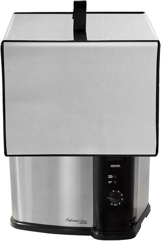 Dust Cover Heat-Resistant Heavy Duty Nylon Waterproof Cover Compatible with Masterbuilt 10 Liter XL MB20012420 Electric Fryer Boiler and Steamer (Black) in Saudi Arabia