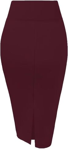 HYBRID Women's Techno/Scuba Stretchy Office Pencil Skirt Made in USA in Saudi Arabia