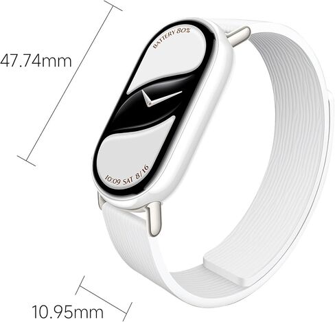 Xiaomi Mi Smart Watch Band 10 ، 5ATM Litning Litness Step Tracker Sports Digital Watch Health Band for Men Women ، 1.72 "AMOLED Display ، 150+ Modes Sports 24/7 Sleep Monitor (Mystic Rose) in Saudi Arabia