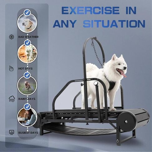 Dog Treadmill, Canine Treadmill, Easy to Move, Dog Pacer Treadmill for Small/Medium Dogs, Slatmill for Dogs, Pet Treadmill for Dogs Indoor & Outdoor,Training for Dogs in Saudi Arabia