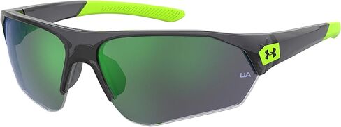 Under Armour Unisex Child Ua Playmaker Jr. Sunglasses, Black/Gray, 69mm 9mm US in Kuwait