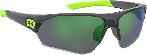 Under Armour Unisex Child Ua Playmaker Jr. Sunglasses, Black/Gray, 69mm 9mm US in Kuwait