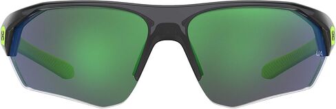 Under Armour Unisex Child Ua Playmaker Jr. Sunglasses, Black/Gray, 69mm 9mm US in Kuwait