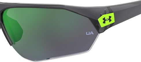 Under Armour Unisex Child Ua Playmaker Jr. Sunglasses, Black/Gray, 69mm 9mm US in Kuwait