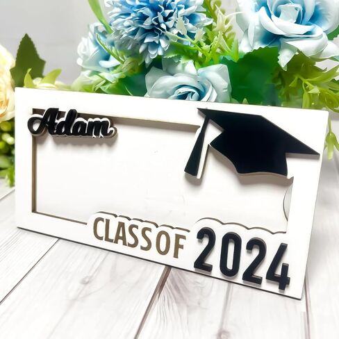 محفظة تخرج شخصية لعام 2024 صندوق بطاقات خشبي مخصص للخريجين هدية مغلف نقدي فريدة من نوعها in Kuwait