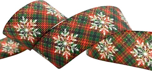 Christmas Ribbon. 5 Yards 1" Single Sided Grosgrain Ribbon. in Saudi Arabia