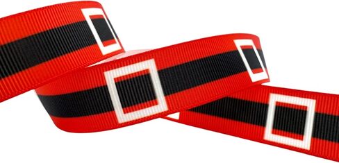 Santa Ribbon. 5 Yards 7/8" Single Sided Grosgrain Ribbon. in Saudi Arabia