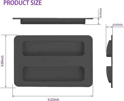 Black Toaster Appliance Top Cover, Silicone Lid Toaster , Bread Machine Cover for Sandwich Machine Part Accessories cover Toasters 1.2cm in Saudi Arabia
