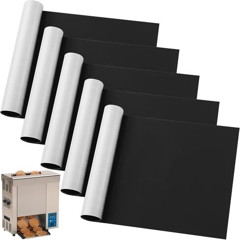 5 Pack 33''x12.25'' PTFE Release Sheets Non Stick Toaster Release Sheet PTFE Liner Compatible with Antunes Roundup VCT 25, 50, 1000, 2000 Series Toaster Replaces 7001167, 7000250 for Bread in Saudi Arabia