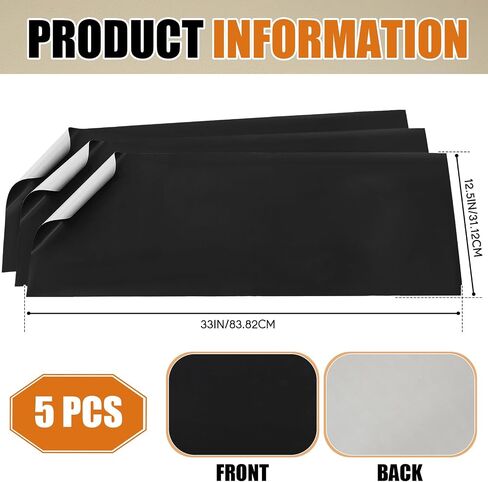 5 Pack 33''x12.25'' PTFE Release Sheets Non Stick Toaster Release Sheet PTFE Liner Compatible with Antunes Roundup VCT 25, 50, 1000, 2000 Series Toaster Replaces 7001167, 7000250 for Bread in Saudi Arabia