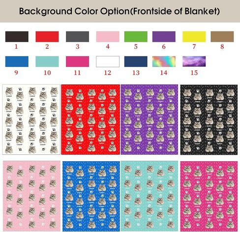 Aizza Beata Custom Cat Face Blanket with Name - Personalized Soft Flannel Throw Blanket with Photo for Pet Nap Time and Play - Cute Cat Gifts for Pet Lovers, Also a Memorial Blanket for Lost Kitten in Saudi Arabia