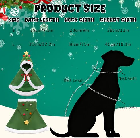Cat Christmas Cape Soft Thick Xmas Dog Cloak with Velvet Stars Pompoms Hat Pets Christmas Costume Dogs Cats Santa Outfit for Cats Dogs Rabbit Winter in Saudi Arabia