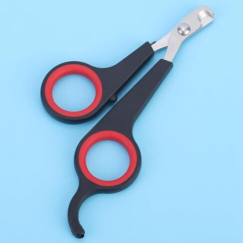 Bird Nail Clippers, Animal Nail Scissors, Beak Trimmer for Birds Pet Bird Small Animals Accessory Grooming Tool, Nail Scissors Clipper Black and Red in Saudi Arabia